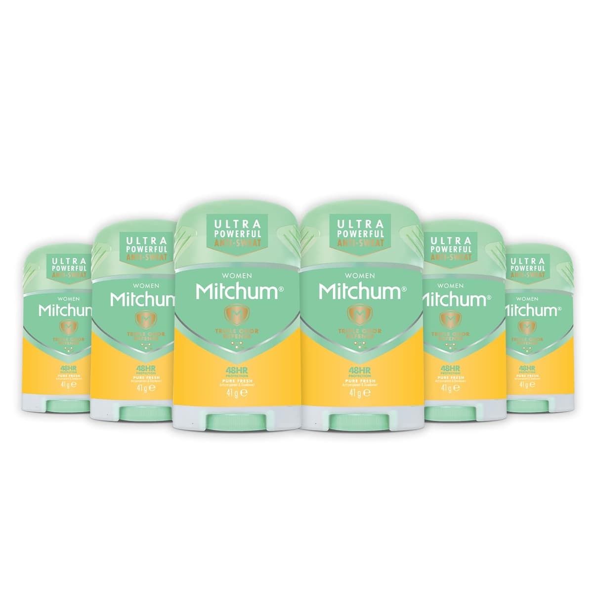 Revlon Mitchum Women Triple Odor Defense 48HR Protection Deodorant Stick and Antiperspirant Pure Fresh, Dermatologist Tested, 41 g (Pack of 1) — view 2