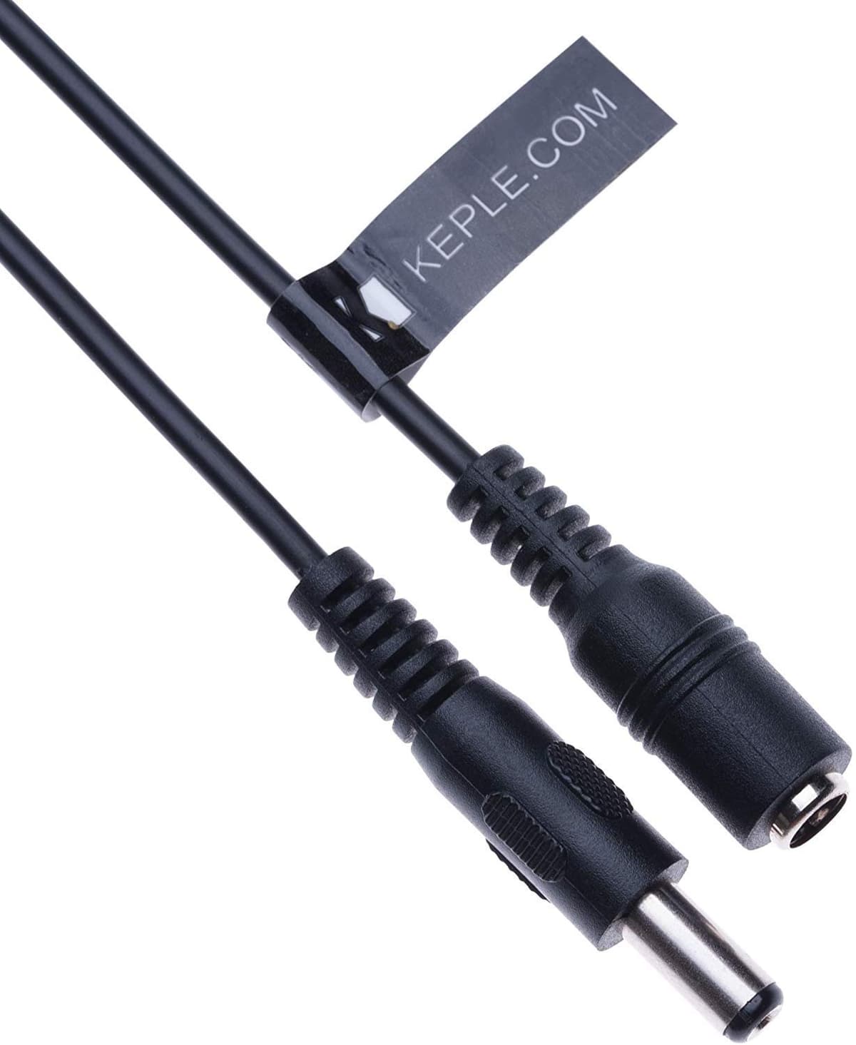 Cable de Extensión de Alimentación de CC DC Ángulo Recto 2.1mm / 5.5mm Jack 4m Conector CCTV Adaptador de Cable Compatible con CCTV Security Camera, IP Camera, DVR Standalone, LED Strip, Monitores — view 5