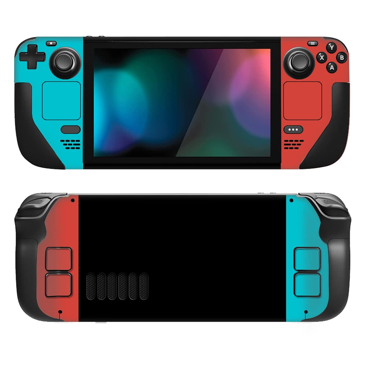 playvital Full Set Protective Skin Decal for Steam Deck LCD, Custom Stickers Vinyl Cover for Steam Deck OLED - Classics SNES Style — view 22