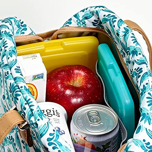 Cool Coolers By Fit & Fresh 4 Pack Slim Ice Packs, Quick Freeze Space Saving Reusable Ice Packs for Lunch Boxes or Coolers, Multi Colored, Single Pack — view 5