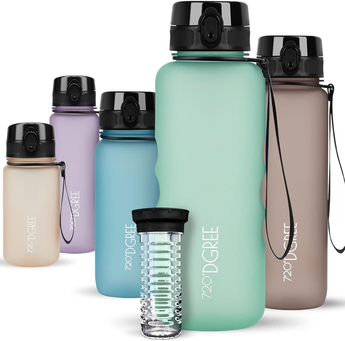 720°DGREE Botella de agua uberBottle – 1,5 litros, 1500ml | Novedosa botella deportiva | Sin BPA | Ideal para niños, fitness, deportes, fútbol, guardería, escuela, pequeños, antigoteo — view 260