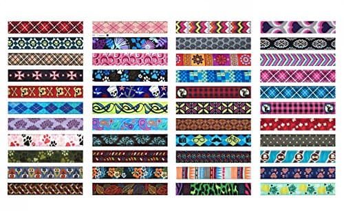 RC Pets 1 Inch Adjustable Dog Clip Collar, Medium, Pitter Patter Chocolate — view 2
