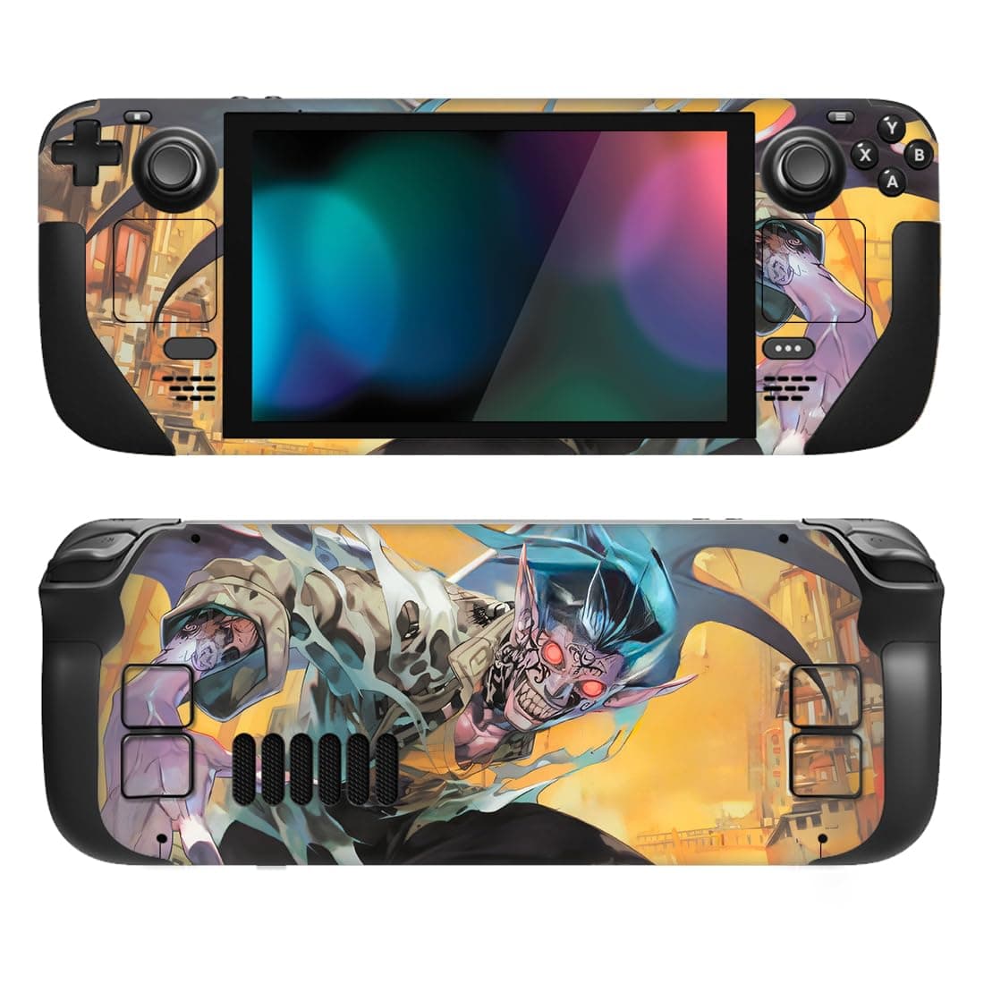 playvital Full Set Protective Skin Decal for Steam Deck LCD, Custom Stickers Vinyl Cover for Steam Deck OLED - Classics SNES Style — view 40