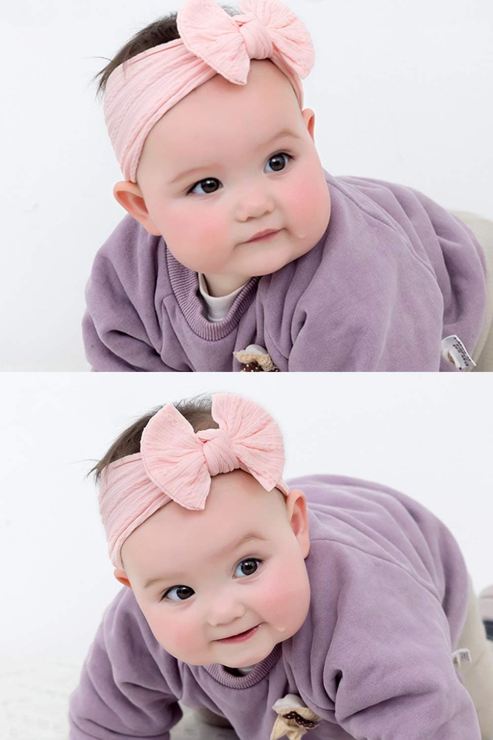 Hocaies Vendas del bebé Hairband de los bebés recién Nacidos Diademas de bebé anchas con lazo Diadema Elástica Niñas Banda Para Cabeza Bebe Accesorio Bebe Niñas Recien Nacida — view 3