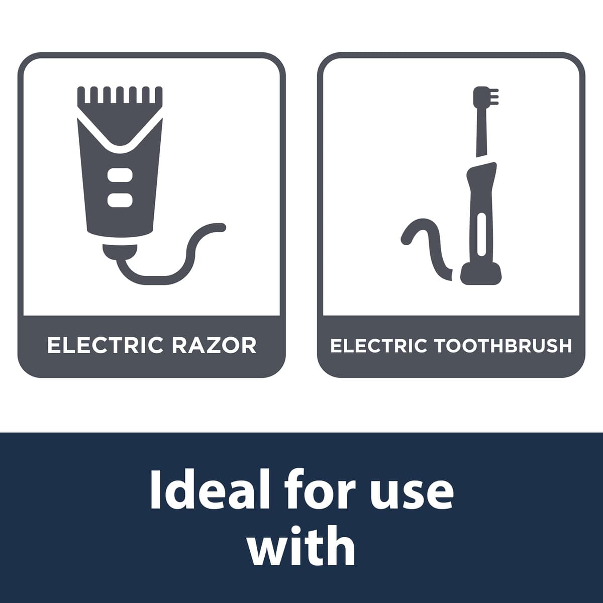 Pipestation Toothbrush and Shaver Adapter Plug UK | European to UK Toothbrush Adapter | European to United Kingdom Adaptor | Tooth-Brush Charger United Kingdom | 2-Pin to 3-Pin Shaver Plug Adaptor — view 2