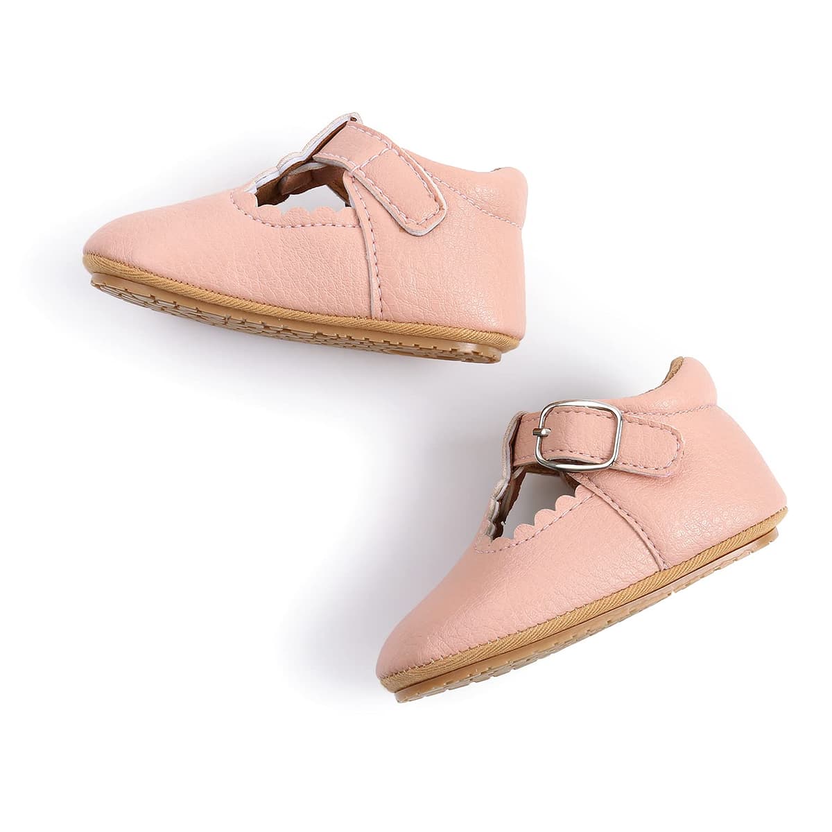 Baby Girls First Walking Shoes Mary Jane PU Leather Anti-Slip Princess Shoes Infant Baby Shoes — view 6