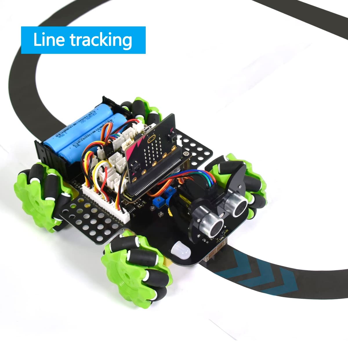 KEYESTUDIO BBC Microbit V2 Starter Kit, Electronic Programming Kit for Teens Adults，Include Micro bit V2, Makecode and Python Code, Barebone PCs — view 4
