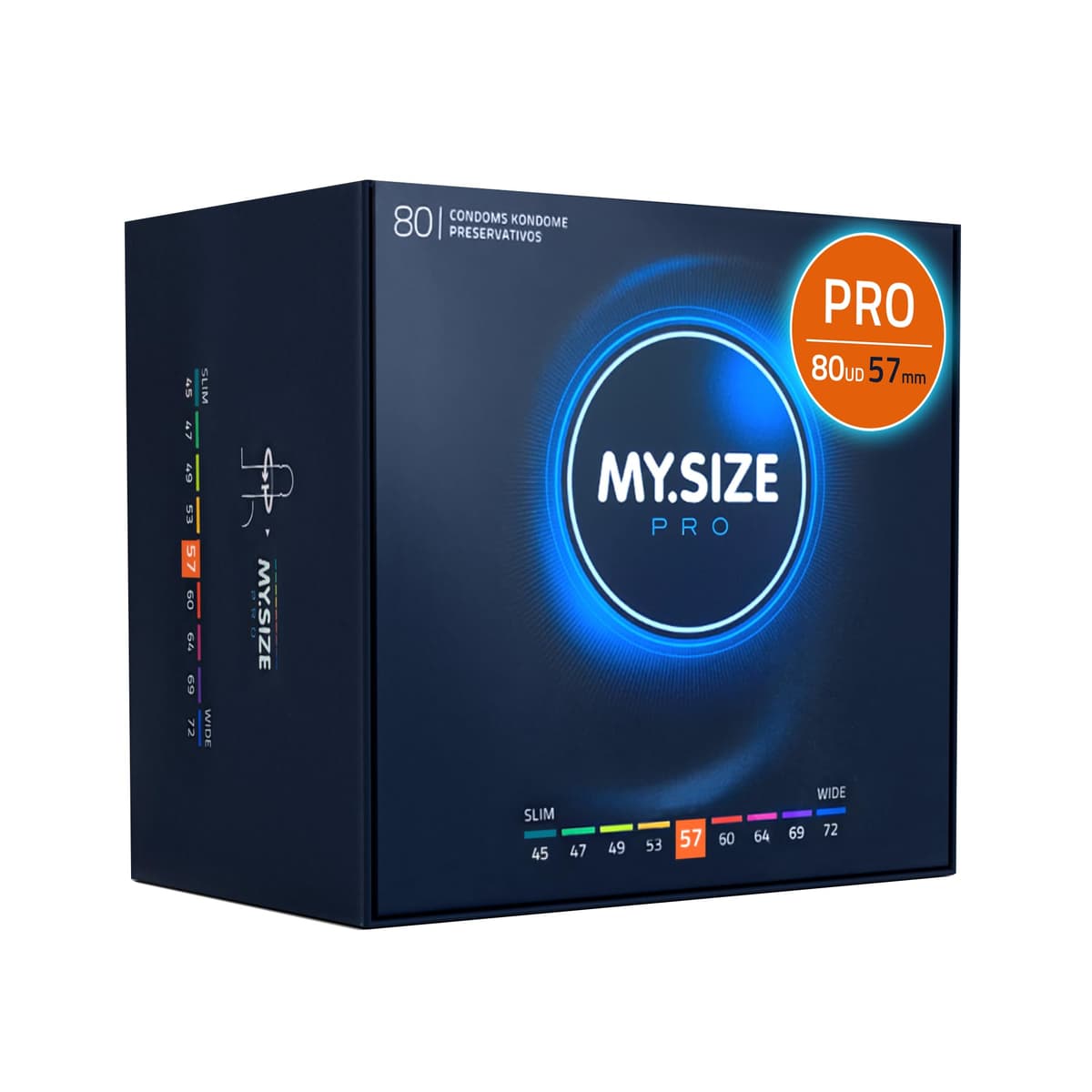 MY.SIZE PRO Condones ÉLITE, talla 5, 60 mm, XL, 10 piezas - Látex Vytex extra puro, fácil de abrir — view 22