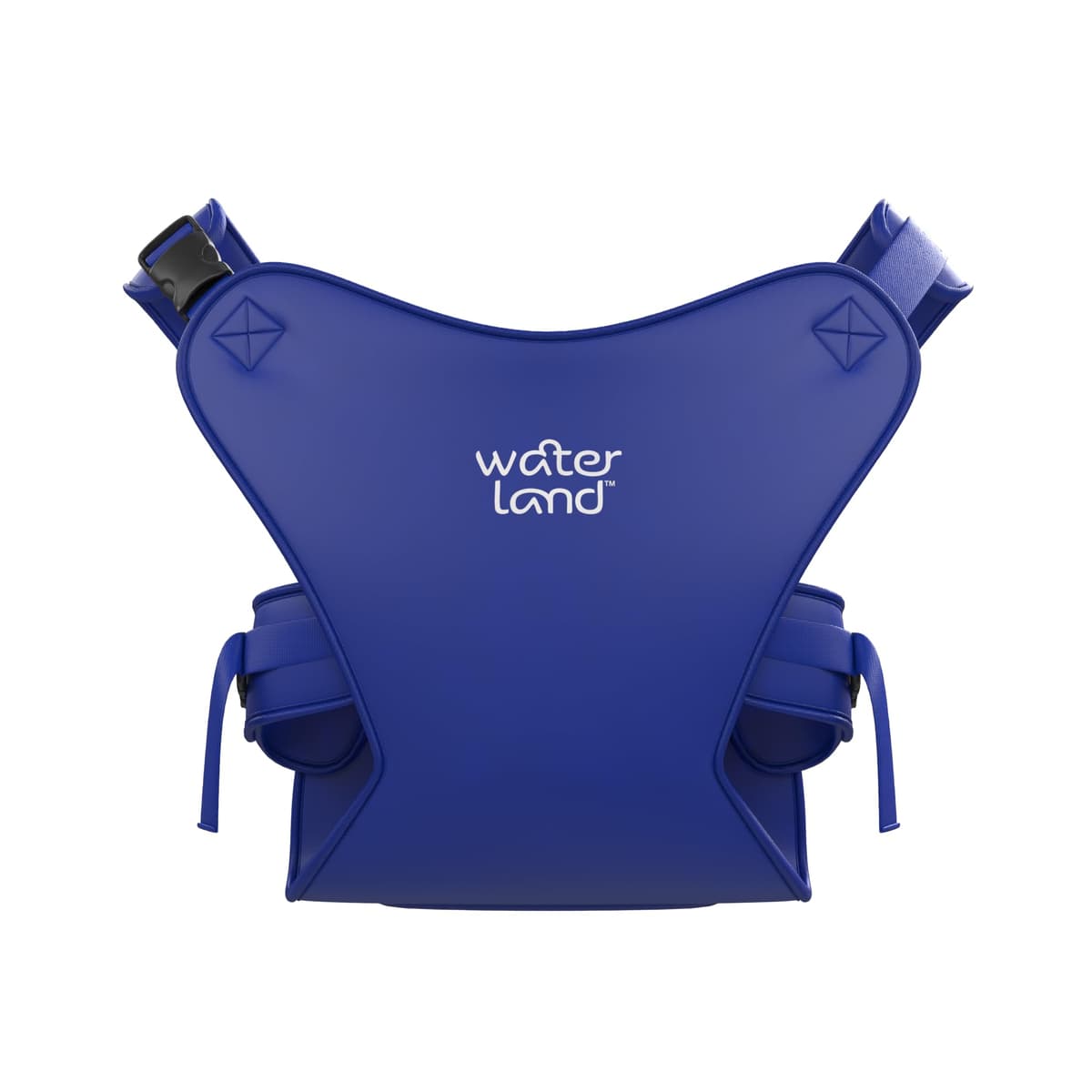 WaterLand Baby Carrier Innovative Carrier Seat for Water and Land Black - Waterproof Chest Strap for Toddlers with Adjustable Straps, Lightweight Carry Seat for Pool and Beach — view 5