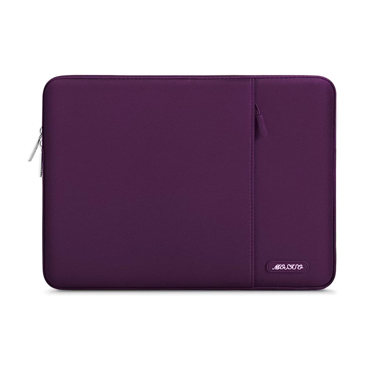 MOSISO Laptop Case 13.3 inch, 13-13.3 inch Laptop Sleeve Compatible with MacBook Air/Pro 13/Pro 14 M5 M4 M3 M2 M1, HP Dell ASUS Lenovo,Polyester Vertical Computer Sleeve Bag with Pocket, Gray — view 16