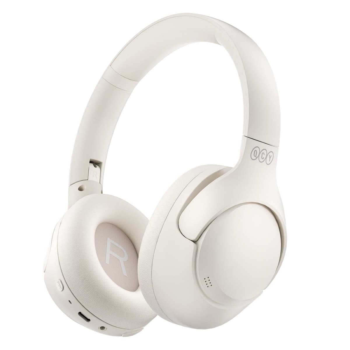 QCY H3 Cascos Inalámbricos Bluetooth 5.4 Diadema con Cancelación de Ruido Activa Híbrida, Hi-Res Audio, 60 Horas de Reproducción, Plegables Auriculares Over Ear Compatible con iOS/Android — view 10