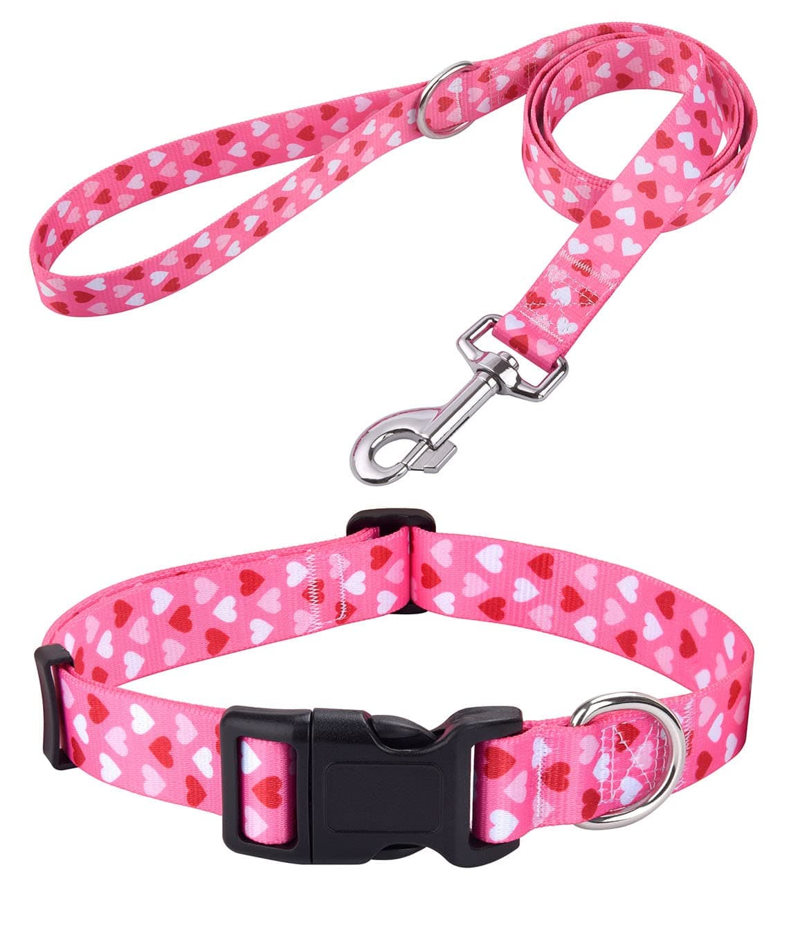 Mihqy Dog Collar for Small Dogs, Cute Small Medium Large Dog Pet Collar, with Floral Patterns, Soft Adjustable for Boy Girl Female Male Puppy Dog Collar(Floral Pink,S) — view 26