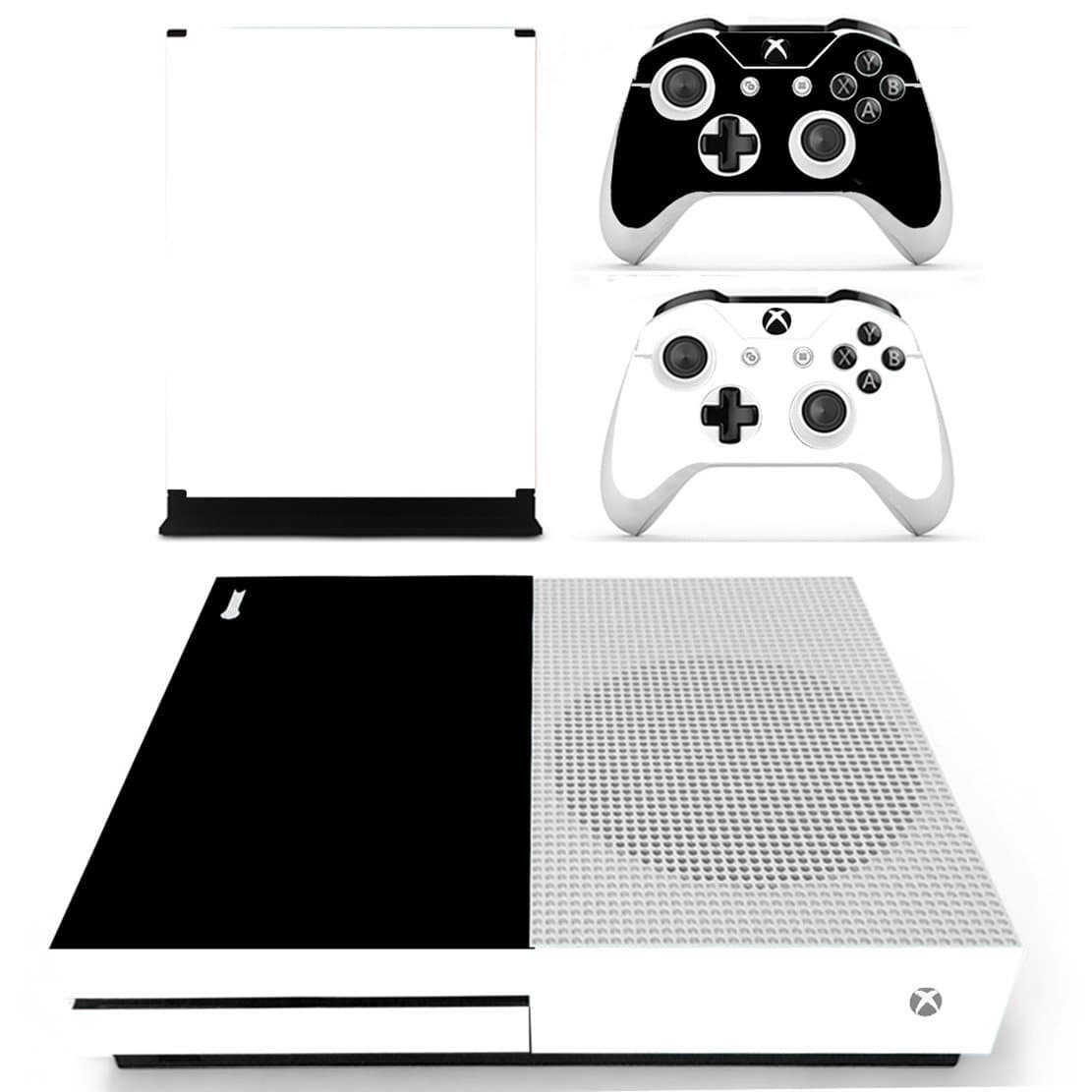 DOTBUY Vinyl Decal Full Body Skin Sticker For Microsoft Xbox One S Console And 2 Controllers And Kinect 2.0 (All White) — view 46