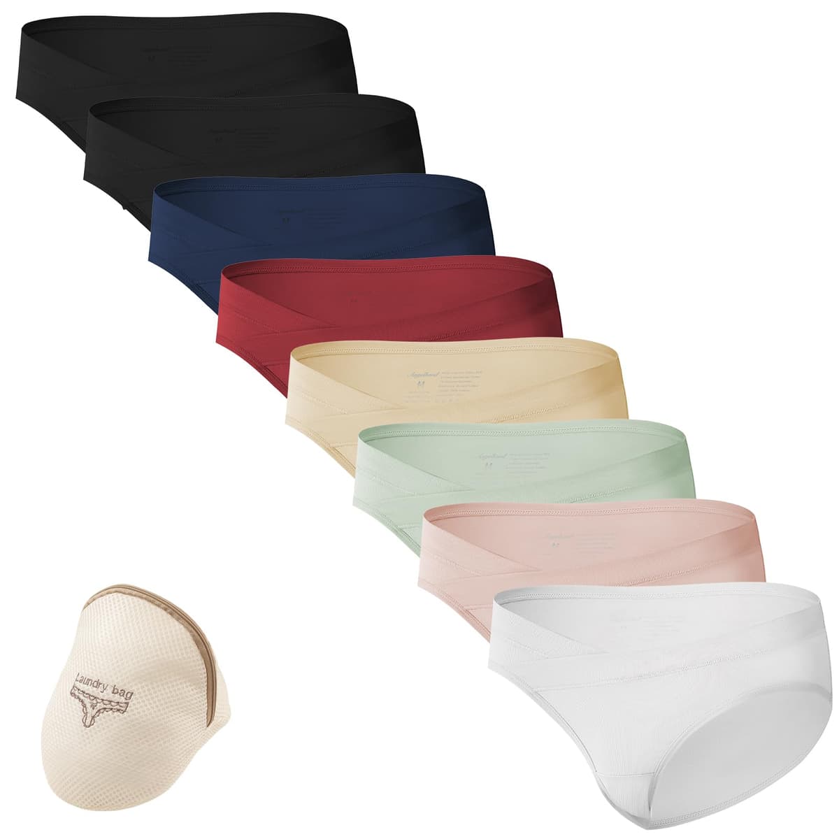 HBselect 6 Pack Womens Maternity Knickers Cotton Pregnancy Panties Under Bump Maternity Underwear — view 10