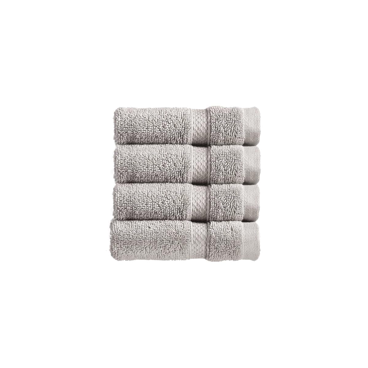 Christy Chroma Bath Towels | Set of 2 | Highly Absorbent Heavyweight 675GSM | Bold and Bright | Soft Velvety Smooth Bathroom Shower Towels | 100% Cotton | Sustainably Made | Ash Grey — view 125
