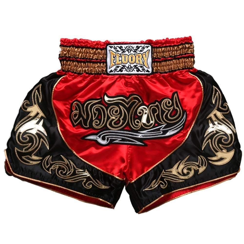 FLUORY Muay Thai Shorts, MMA Fight Shorts Ropa de Entrenamiento Jaula Lucha Grappling Artes Marciales Kickboxing Shorts Ropa — view 65