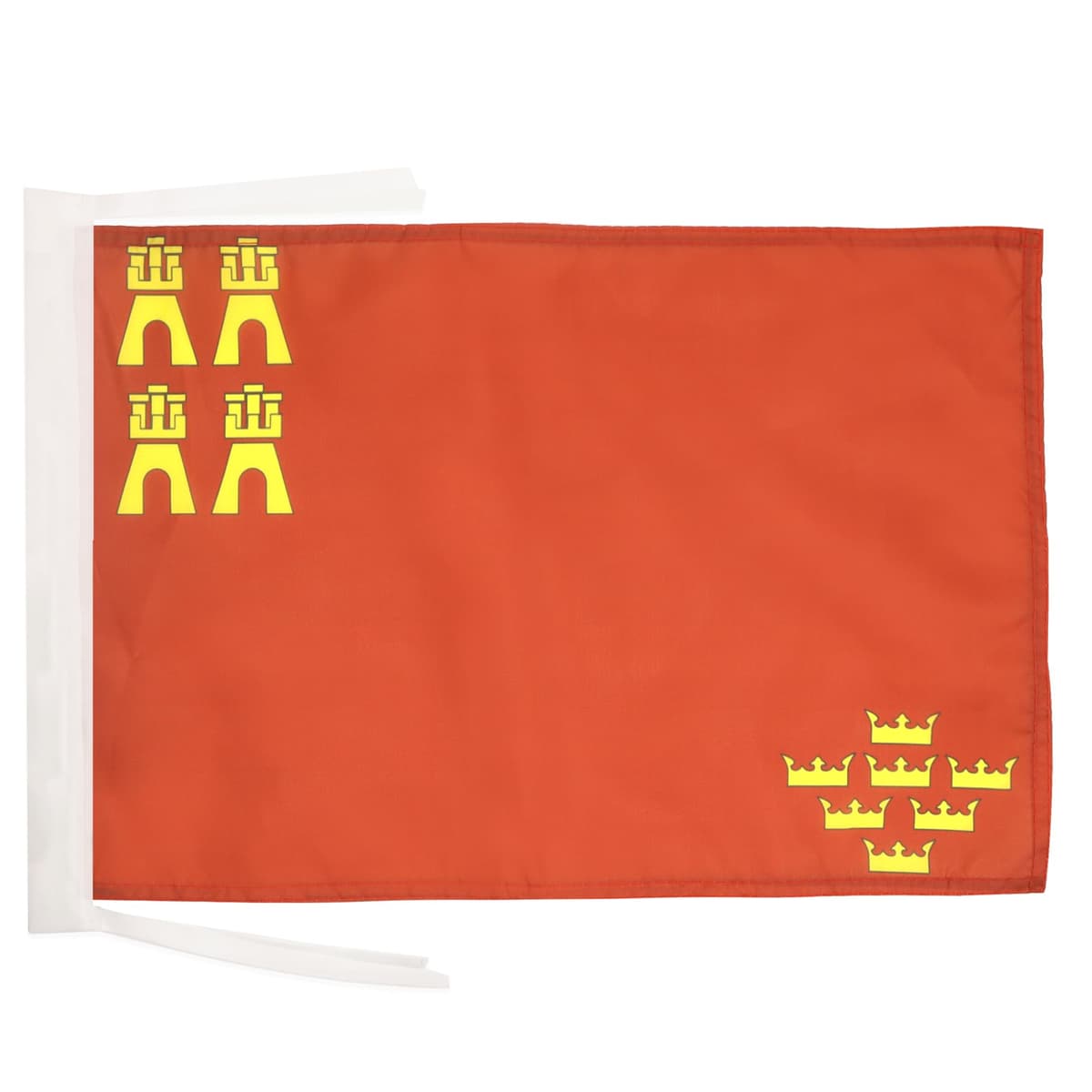 AZ FLAG Bandera de ESPAÑA SIN Armas 45x30cm - BANDERINA ESPAÑOLA SIN Escudo 30 x 45 cm cordeles — view 356