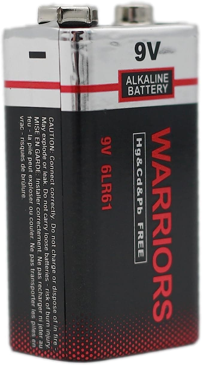 Warriors 4X High Capacity 9V 9 Volt Alkaline Super Long Lasting Battery Batteries Smoke Alarm Detectors Remote Control Car (4X) — view 9