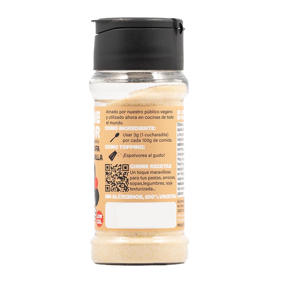 Especias con sabor a Setas, trufa y Mantequilla I Sazonador vegano con sabor a Setas, trufa y Mantequilla I Sazonador Vegetal I Sin alérgenos, sin gluten y sin aditivos I Vegano I 55g I GIMME SABOR — view 3