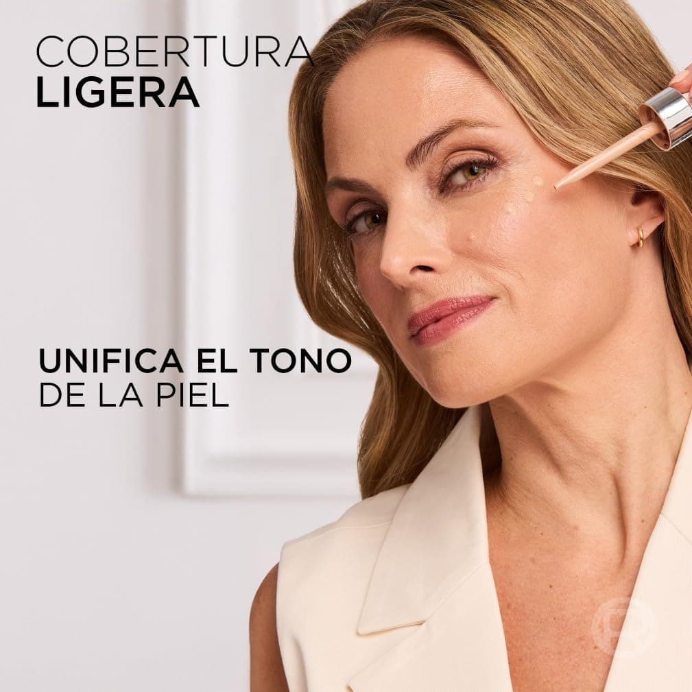L'Oréal Paris Accord Parfait, Color Filler Serum, with Pure Hyaluronic Acid 1% and 7% Glycerin, Natural Finish, Smoother, Brighter Skin, Accord Parfait Serum, Light (2-3) — view 5