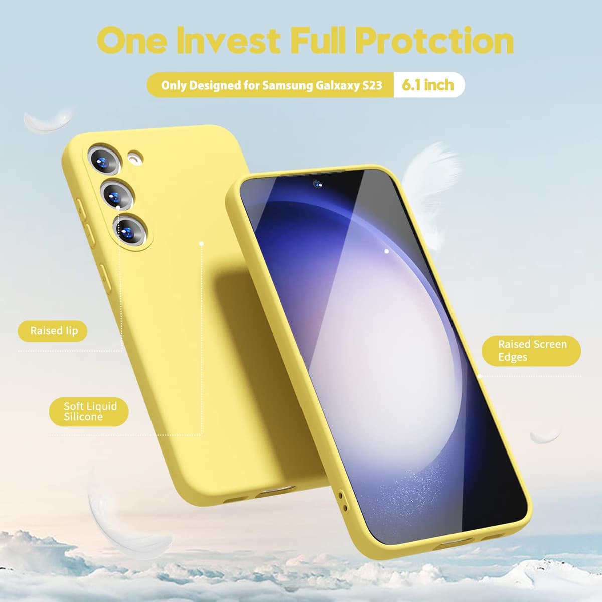 oakxco for Samsung Galaxy S24 Ultra Phone Case Liquid Silicone, Thin Slim Soft Rubber Gel TPU Plain Simple Cover for Women Girl Cute, Matte Solid Color, Brown Khaki Nude — view 192