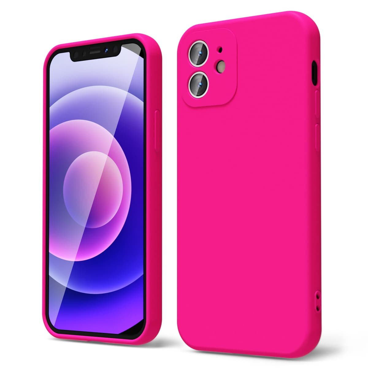 oakxco for iPhone 17 Pro Max Phone Case Liquid Silicone, Cute Thin Slim Grip Soft Rubber Gel for Women Men, Smooth Matte TPU Plain Solid Color Girly Simple Case with Camera Cover, Light Pink — view 1803