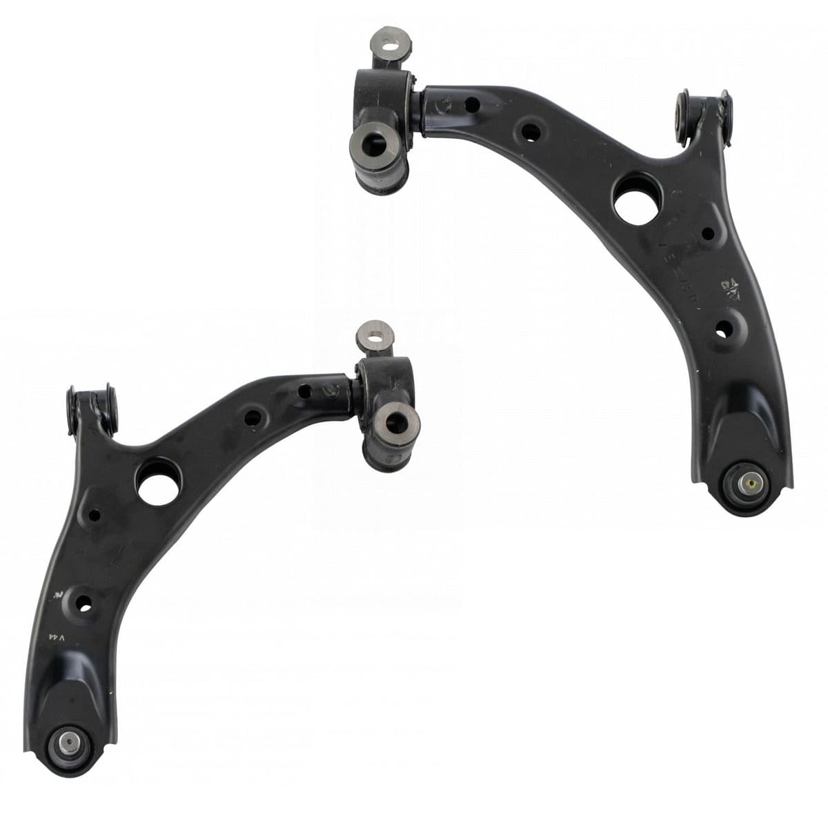 TRQ Front Lower Driver and Passenger Side Control Arm and Ball Joint Set 2 Piece Compatible with 2014-2018 Mazda 3 2014-2018 3 Sport