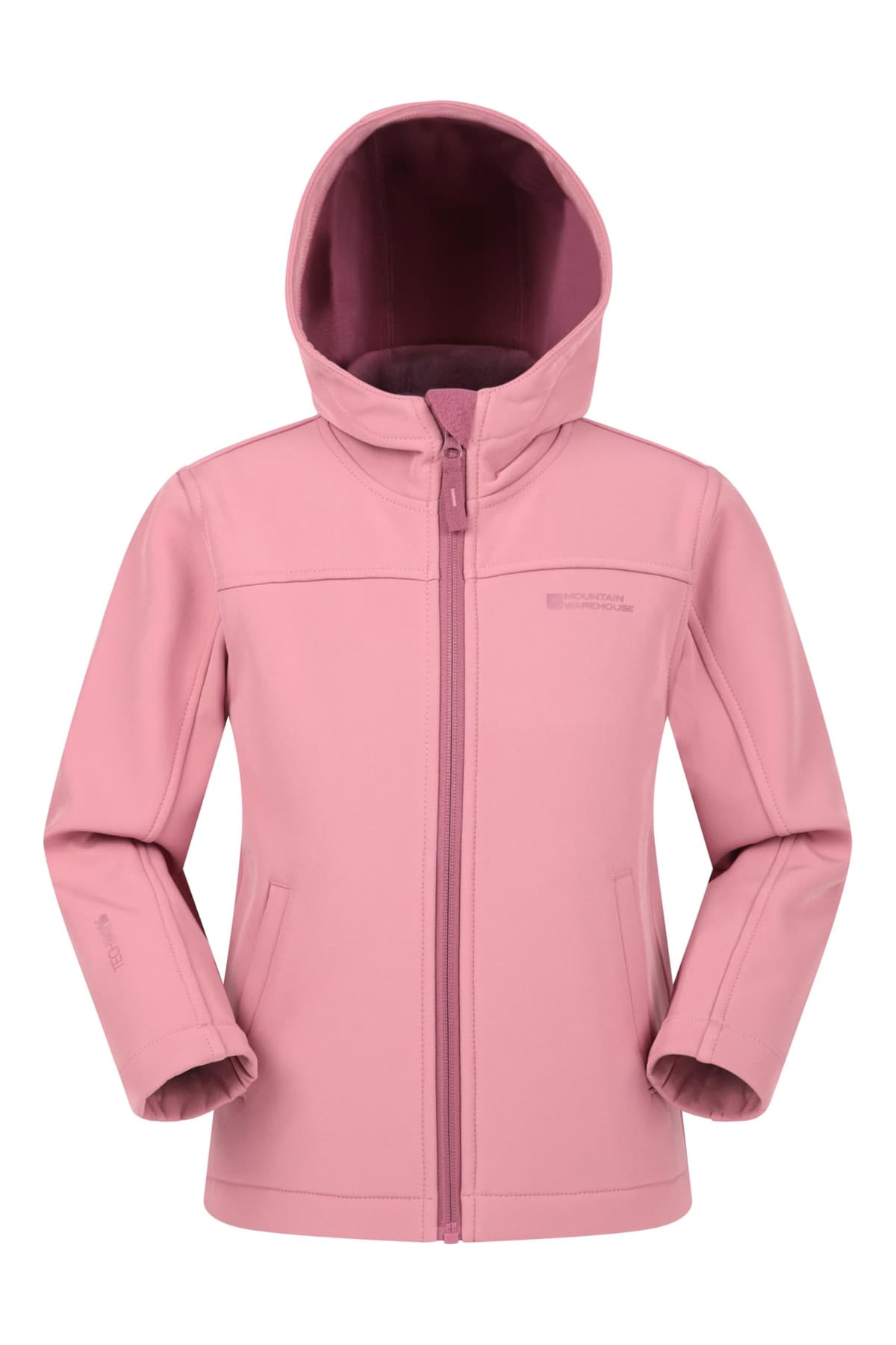 Mountain Warehouse Exodus Kids Softshell Jacket - Breathable, Wind & Water Resistant, Fleece Lined Coat, For Boys & Girls - Best For Sping Summer & Hiking — view 17