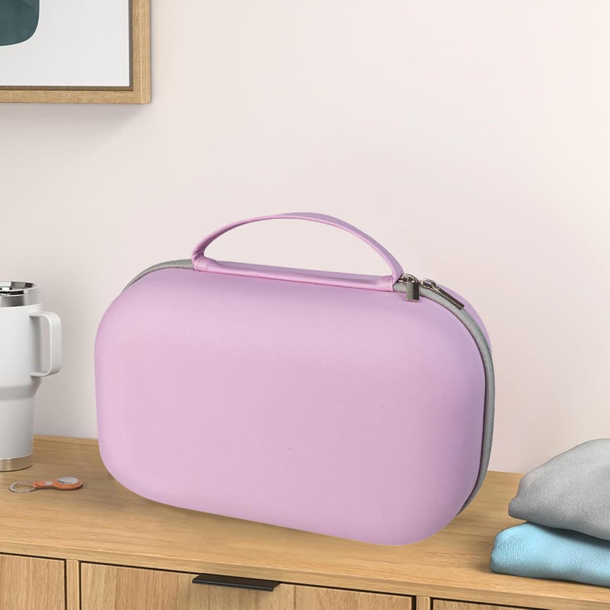 Breast Pump Travel Bag, Breast Pump Storage Bag, EVA Hard Shel Pumps Storage Case for Travel Daycare Hospital Nursing Family Commuting Picnic — view 3