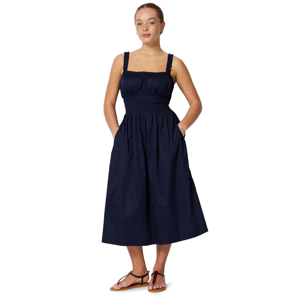 Amazon Essentials x Sofia Grainge Mamá y Yo Vestidos de Satén de Algodón — view 11
