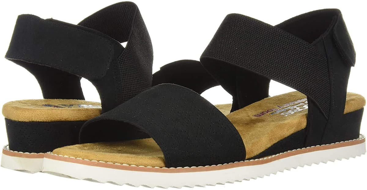 Skechers Desert Kiss 31440, Sandalia con Pulsera Mujer — view 7