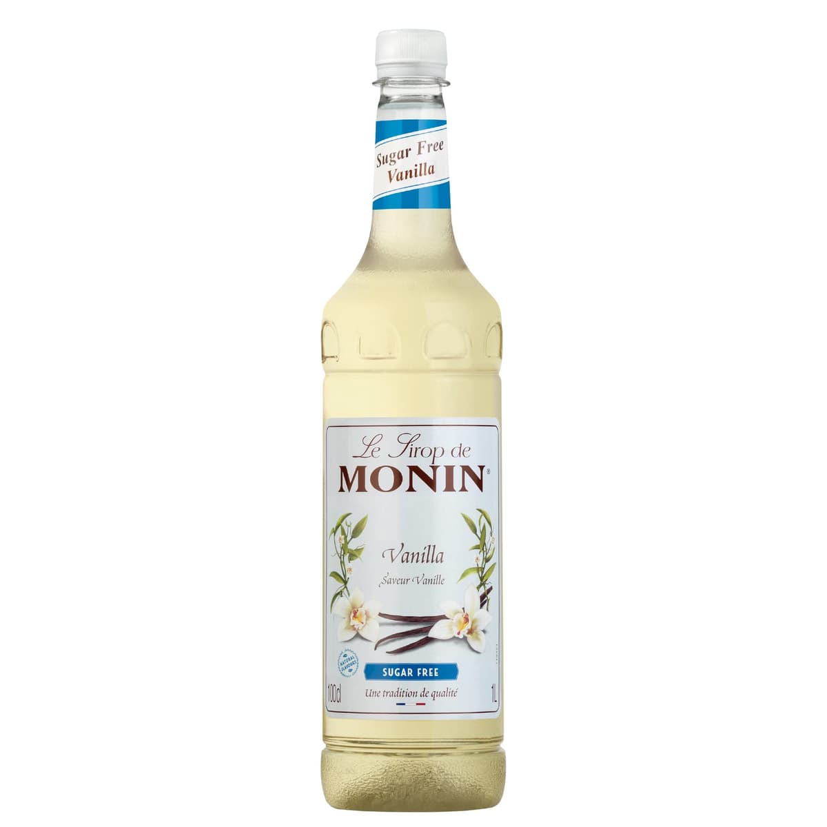 Monin Premium Vanilla Syrup 1L For Coffee And Cocktails. Vegan-Friendly, Allergen-Free, 100 Percent Natural Flavours And Colourings — view 90