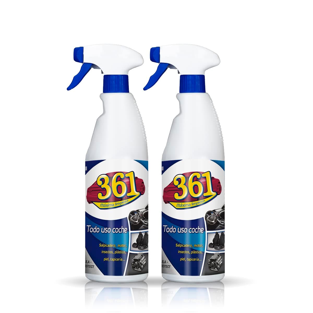 Sisbrill 361 Todo Uso Coche - Limpiador de Asientos, Tapicería, Salpicadero, Cuero, Mosquitos - Interior y Exterior del coche - 750 ml — view 14