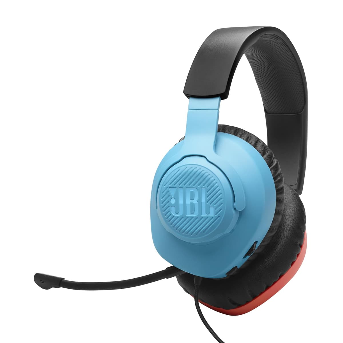 JBL Quantum 100M2 cascos circumaurales para gaming, JBL QuantumSOUND Signature, cable de audio de 3.5 mm, compatibles con múltiples plataformas, micrófono desmontable, función de silencio, blanco — view 10