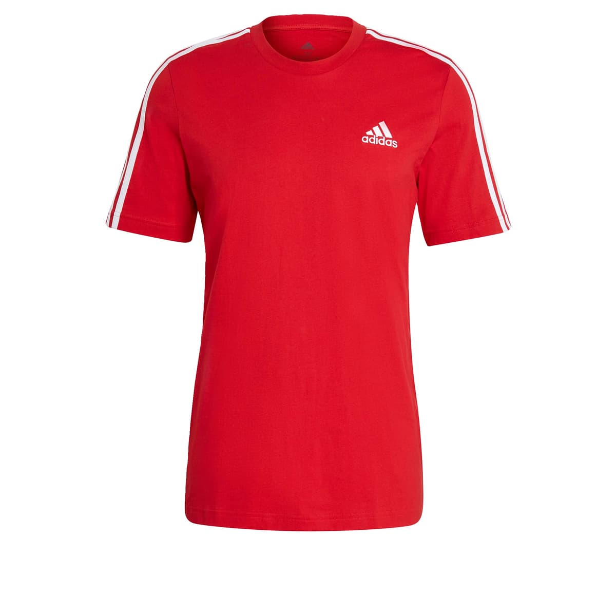 adidas Essentials Single Jersey 3-Stripes tee Camiseta de Manga Corta Hombre (Pack de 1) — view 53