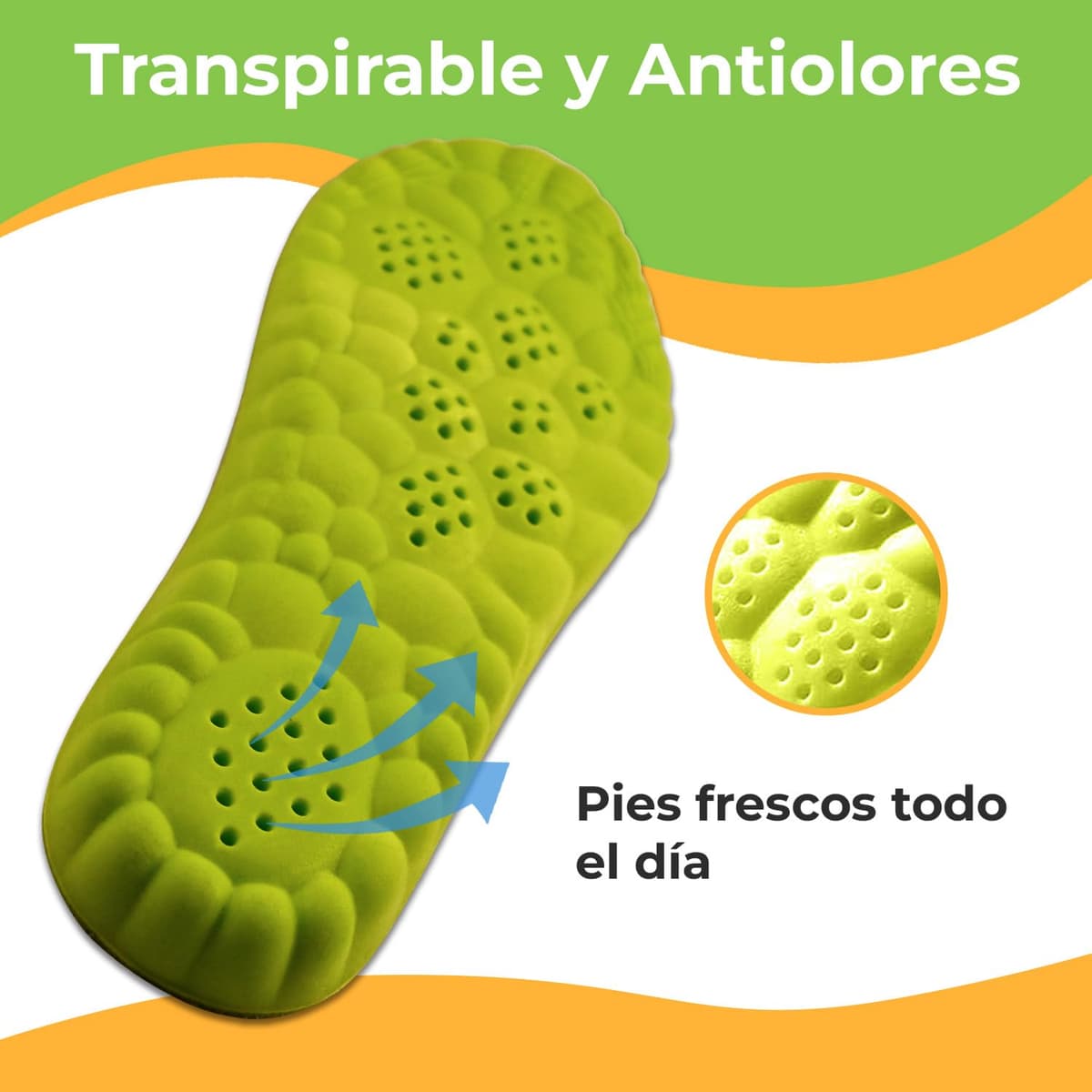 Slim Feet PRO Plantilla Nube Confort Ortopédica XXL 43-44 – Amortiguadora y Transpirable | Antideslizante | Alivio para Pies, Rodillas y Espalda – Hombre & Mujer — view 2