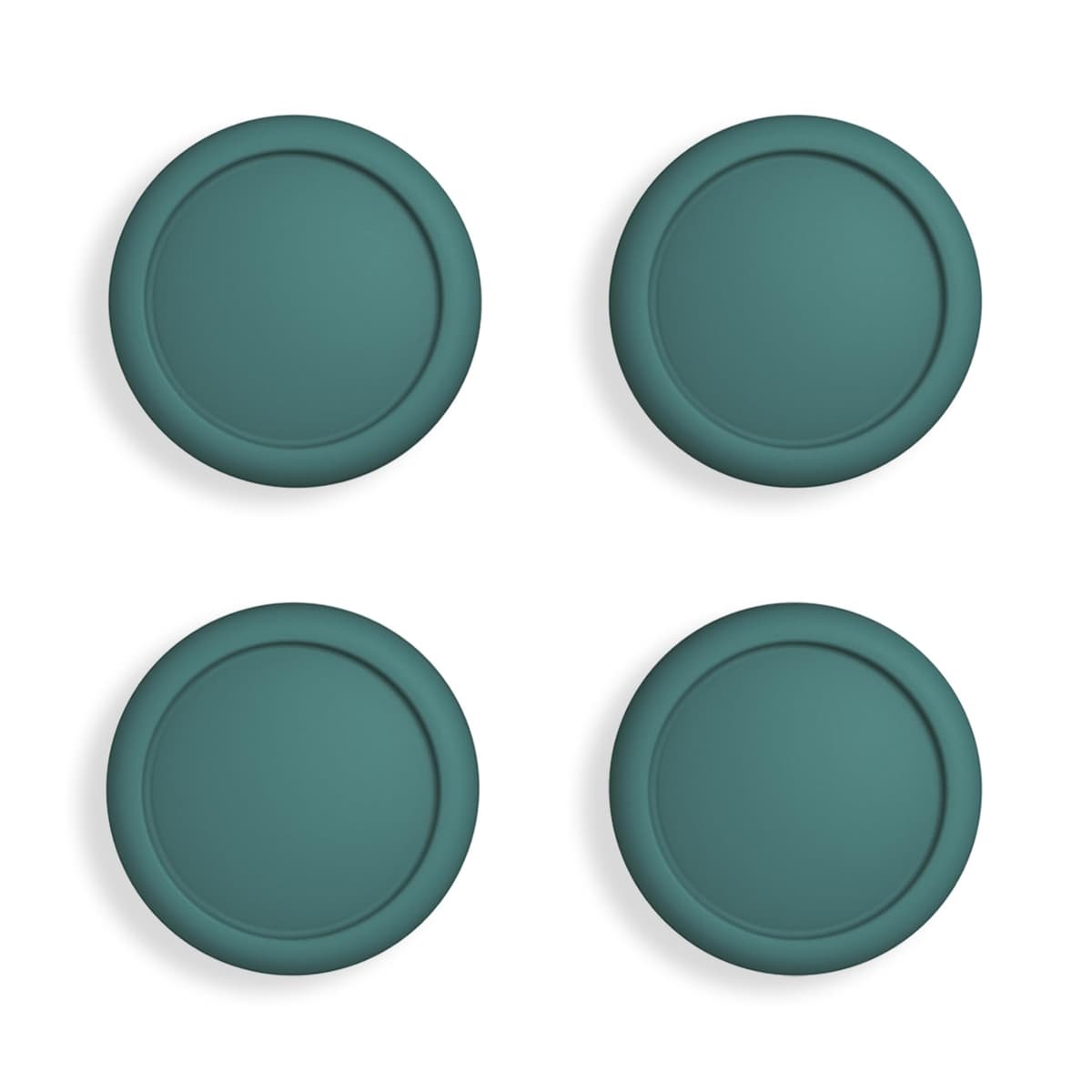 eXtremeRate PlayVital Switch Joystick Caps - Silicone Analog Cover for Switch OLED Joycon Thumb Grip Rocker Caps - Hunter Green
