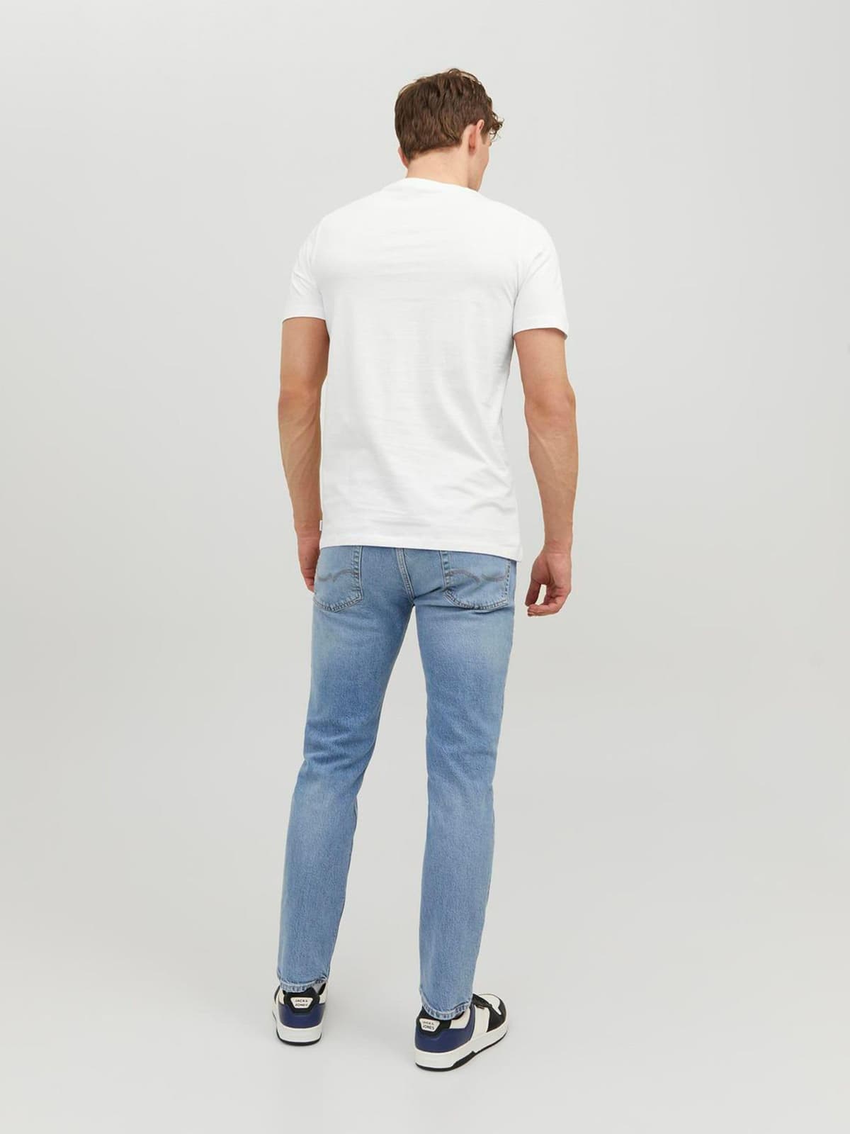 JACK & JONES T-Shirt Plain O-Neck T-Shirt — view 5