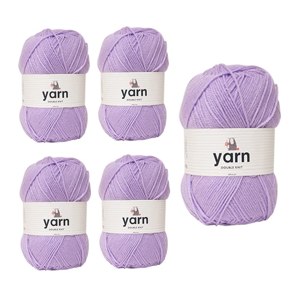 Korbond DK Beige Yarn - 100g Acrylic Wool - Lightweight, Hypoallergenic & Durable Double Knit Crochet Yarn Knitting Wool (290m Total) — view 138