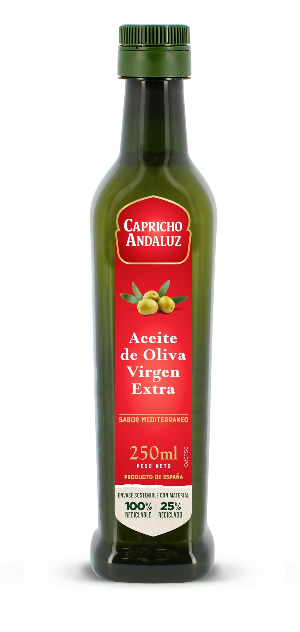 Capricho Andaluz - Aceite de Oliva Virgen Extra Botella PET 250ml Origen Español, Prensado en Frío, Formato Práctico para Cocinar, Aliñar y Uso Diario — view 5