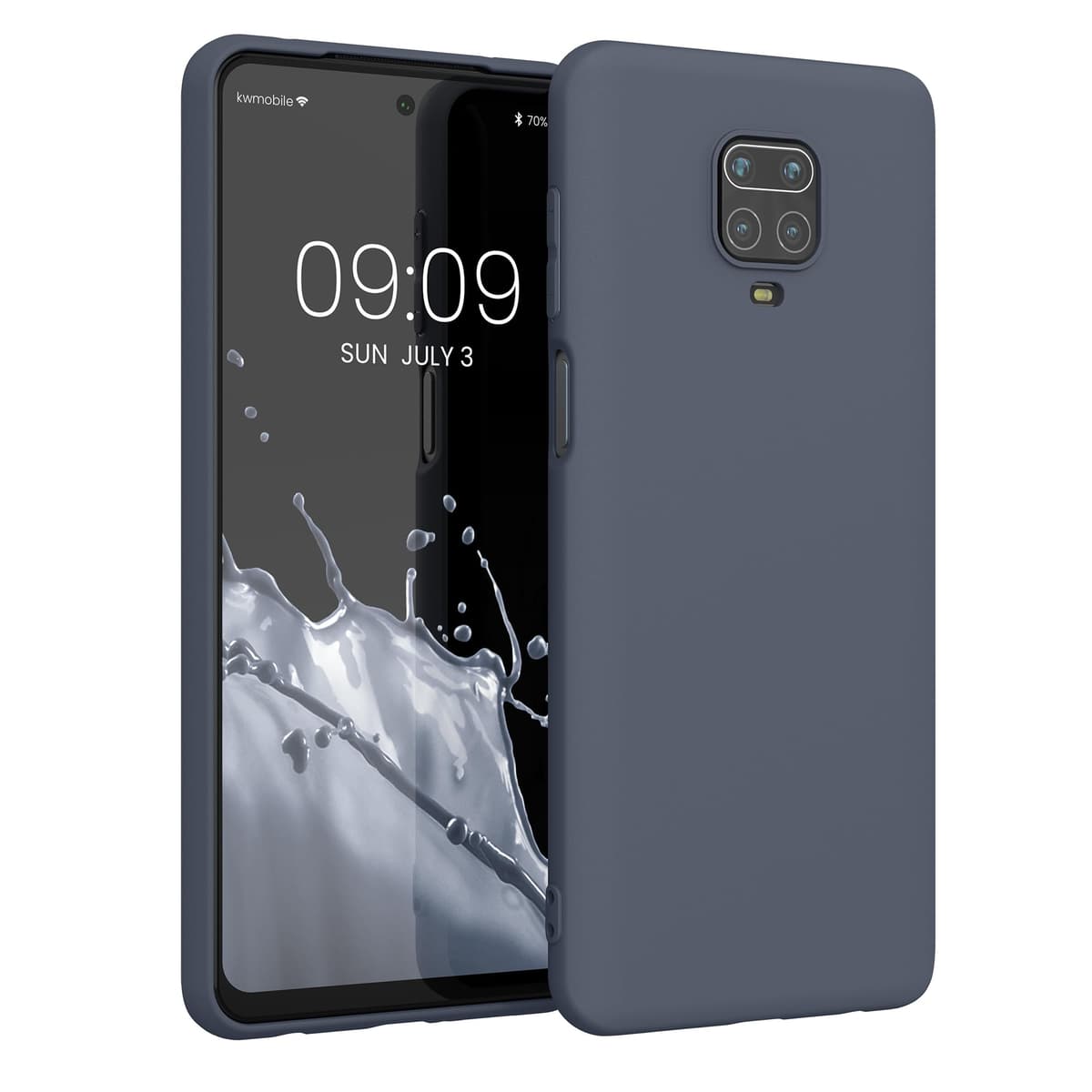 kwmobile Carcasa Compatible con Xiaomi Redmi Note 14 Pro 5G / Poco X7 Funda - Funda Ultrafina de TPU con Bordes elevados - Lavanda Metalizado — view 216