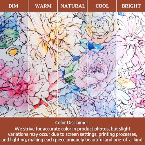 Maison d' Hermine Table Cloth Square Table 100% Cotton 54 x 54 Inches Tablecloth Reusable Decorative for Dining Kitchen Room Farmhouse Party Home Hotel Restaurant Spring Summer - Floral Love — view 5