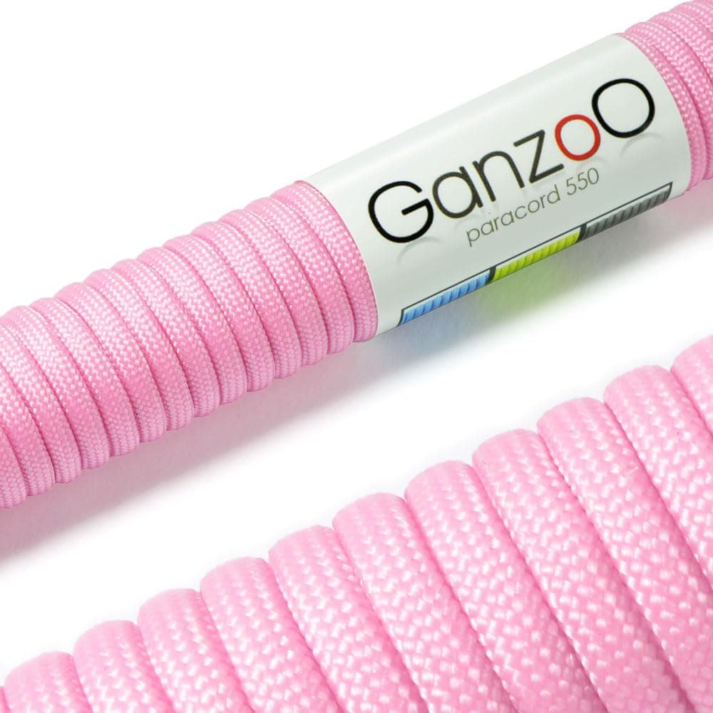 Ganzoo Paracord 550, Cuerda de 4 mm, 30 Metros, Poliéster, Tipo 3-7 Hilos Interiores, Correa de Perro Collar Pulsera, Camping Supervivencia y Cuerda Multiusos, Verde Oscuro — view 50