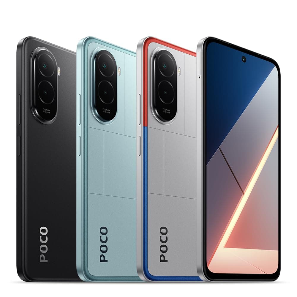 XIAOMI POCO M7 - Smartphone de 8+256GB, Cámara Dual de 50MP con AI, Pantalla inmersiva de 6,9” FHD+, Snapdragon 685, Carga rápida de 33W y Reversible de 18W, Cargador no Incluido, Plata (Versión ES) — view 2