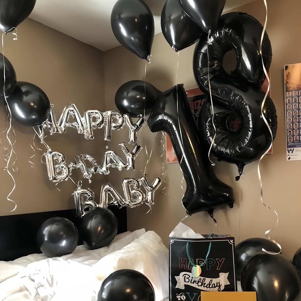 Foil Globo Número 5 Azul 40" (101cm), Inflable Helio o aire, Gigante Numeros 0-9, 10-19, 20-29, 30-100, Grande Globos Decoración para La Boda Aniversario y Cumpleaños Fiestas — view 330