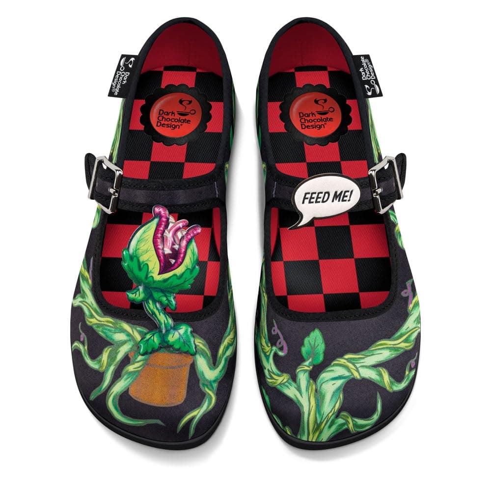 Hot Chocolate Design Chocolaticas Funky Canvas Women's Mary Jane Flat Shoes — view 46