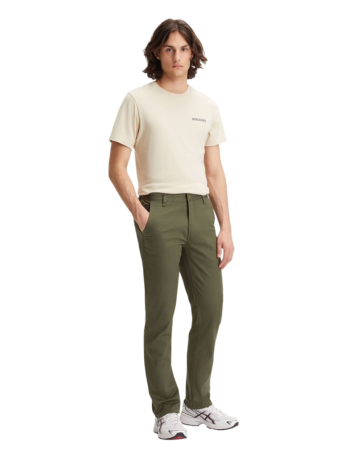 Dockers Men's Alpha Khaki Original Slim Trousers — view 21