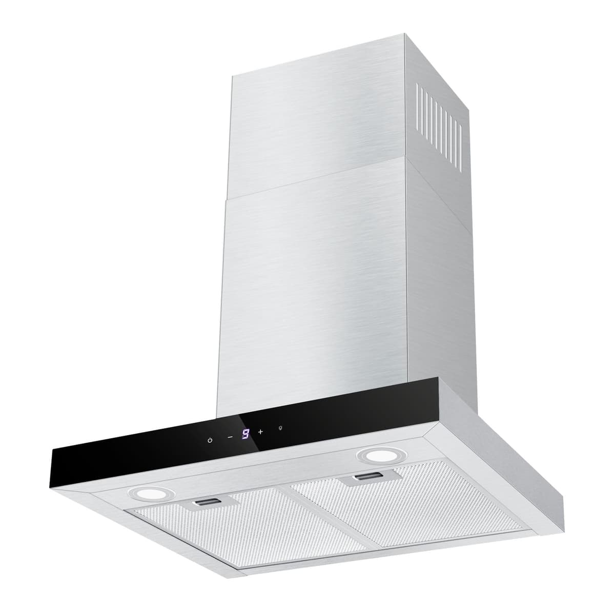Campana Extractora 60 cm, TopStrong Clase A++ Campana Cocina Decorativa 60 cm Blanco con Filtro Carbono, Evacuación al Exterior & Recirculación Interna, Bajo Consumo, 350m³/h, 3 Niveles, LED