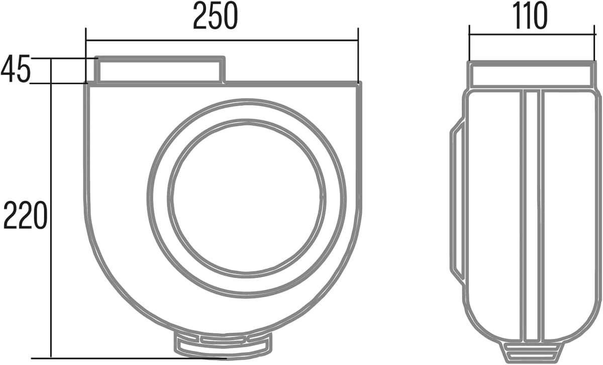 CATA GS 400M - Extractor de Cocina, Gran Capacidad de Extracción, Sistema de Fácil Instalación, 25 cm de Ancho, Clase de Efic — view 5