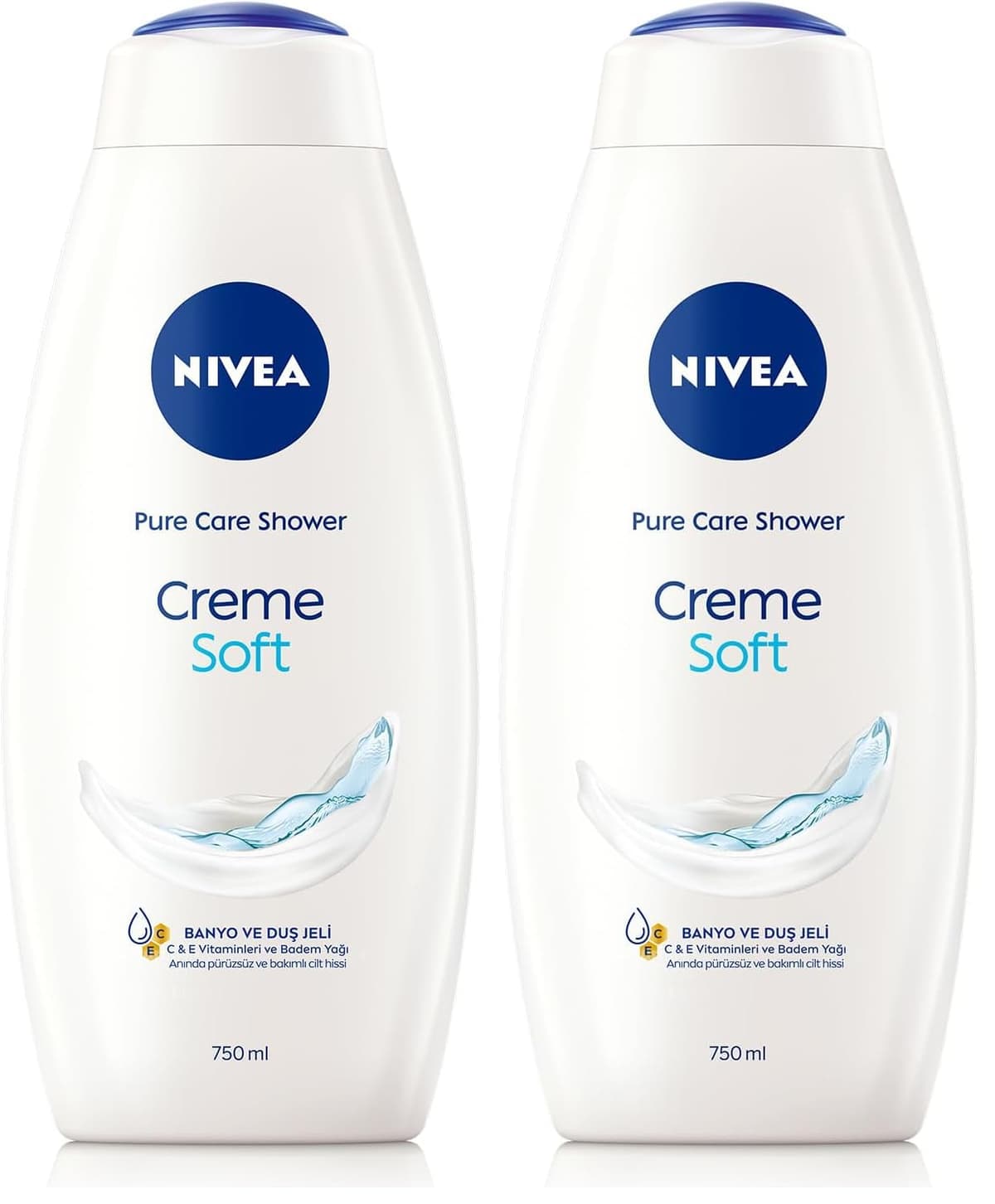 NIVEA Care Shower Creme Soft (250 ml) Enriched with Almond Oil, Moisturising Gel Body Wash, Skin Moisturiser with Mild Scent — view 8